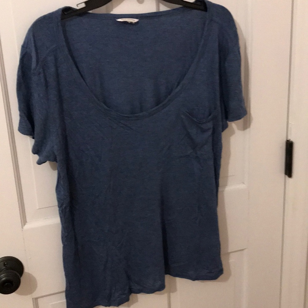 Club Monaco Scoop Neck Tee